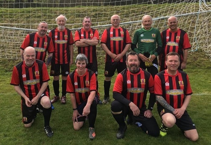 Troon AFC Walking Football's Wonderful Squad for the Lanivet Festival